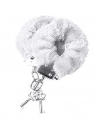 Наручники с белой меховой опушкой - ToyFa - купить с доставкой в Долгопрудном