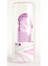 Фиолетовая насадка с коготком и шипами - 13 см. - Toyfa Basic - в Долгопрудном купить с доставкой