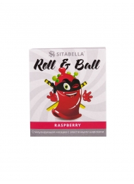 Стимулирующий презерватив-насадка Roll   Ball Raspberry - Sitabella - купить с доставкой в Долгопрудном