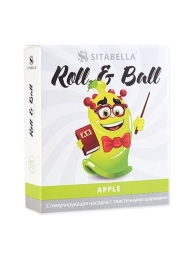 Стимулирующий презерватив-насадка Roll   Ball Apple - Sitabella - купить с доставкой в Долгопрудном