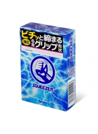 Презервативы Sagami Squeeze волнистой формы - 5 шт. - Sagami - купить с доставкой в Долгопрудном