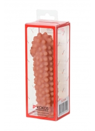 Телесная насадка на фаллос с бугорками KOKOS Extreme Sleeve 10 - 15,8 см. - KOKOS - в Долгопрудном купить с доставкой