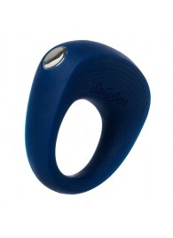 Синее эрекционное кольцо на пенис Satisfyer Ring 2 - Satisfyer - в Долгопрудном купить с доставкой