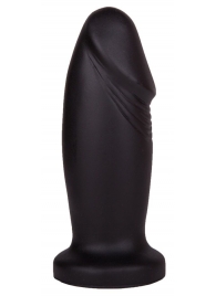 Чёрный анальный плаг фаллической формы - 13,7 см. - LOVETOY (А-Полимер)