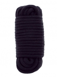 Черная веревка для связывания BONDX LOVE ROPE - 10 м. - Dream Toys - купить с доставкой в Долгопрудном