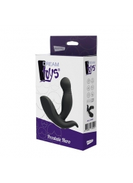Черный вибромассажер простаты PROSTATE HERO - Dream Toys - в Долгопрудном купить с доставкой