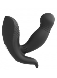 Черный вибромассажер простаты PROSTATE HERO - Dream Toys - в Долгопрудном купить с доставкой