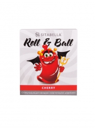 Стимулирующий презерватив-насадка Roll   Ball Cherry - Sitabella - купить с доставкой в Долгопрудном