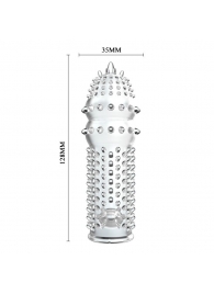 Закрытая прозрачная насадка Crystal sleeve - 14,2 см. - Erowoman-Eroman - в Долгопрудном купить с доставкой