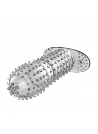 Закрытая прозрачная насадка Crystal sleeve - 12 см. - Erowoman-Eroman - в Долгопрудном купить с доставкой