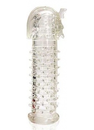 Закрытая прозрачная насадка на пенис Crystal Sleeve Faraon - 13,5 см. - Erowoman-Eroman - в Долгопрудном купить с доставкой