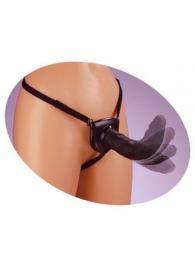 Черный податливый страпон Posable Partner Strap-On - 17,8 см. - Pipedream - купить с доставкой в Долгопрудном