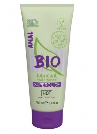 Интимный увлажняющий анальный гель BIO SuperGlide - 100 мл. - HOT - купить с доставкой в Долгопрудном