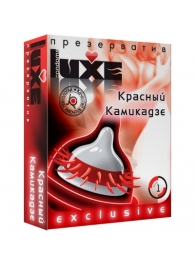 Презерватив LUXE  Exclusive   Красный Камикадзе  - 1 шт. - Luxe - купить с доставкой в Долгопрудном
