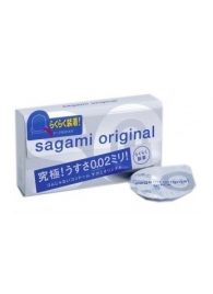 Ультратонкие презервативы Sagami Original QUICK - 6 шт. - Sagami - купить с доставкой в Долгопрудном