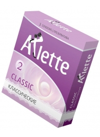 Классические презервативы Arlette Classic - 3 шт. - Arlette - купить с доставкой в Долгопрудном