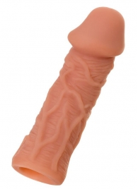 Телесная реалистичная насадка KOKOS Extreme Sleeve 05 с дополнительной стимуляцией - 12,7 см. - KOKOS - в Долгопрудном купить с доставкой