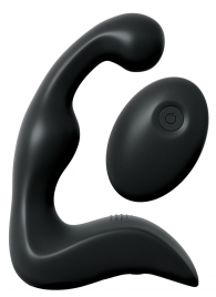 Черный вибромассажер простаты с пультом ДУ Control P-Spot Pro - Pipedream - в Долгопрудном купить с доставкой