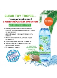 Очищающий спрей для игрушек CLEAR TOY Tropic - 100 мл. - Биоритм - купить с доставкой в Долгопрудном