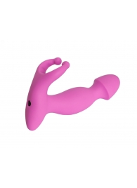 Розовый стимулятор простаты с усиками - 15 см. - 4sexdreaM - в Долгопрудном купить с доставкой