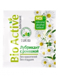 Пробник лубриканта на водной основе Bio Active - 3 гр. - Биоритм - купить с доставкой в Долгопрудном
