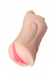 Телесный двусторонний мастурбатор Fruity Tongue - ротик и вагина - ToyFa - в Долгопрудном купить с доставкой