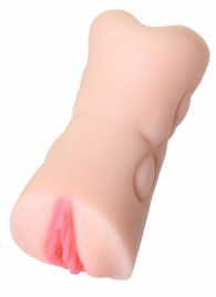 Телесный двусторонний мастурбатор Rich Fruit - вагина и анус - ToyFa - в Долгопрудном купить с доставкой