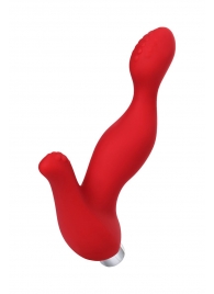 Красный силиконовый вибростимулятор простаты Proman - 12,5 см. - ToyFa - в Долгопрудном купить с доставкой