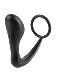 Эрекционное кольцо с анальной пробкой Ass-Gasm Cockring Plug - Pipedream - в Долгопрудном купить с доставкой