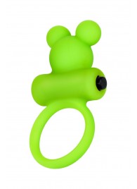 Зеленое виброкольцо на пенис A-Toys - A-toys - в Долгопрудном купить с доставкой