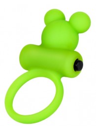 Зеленое виброкольцо на пенис A-Toys - A-toys - в Долгопрудном купить с доставкой