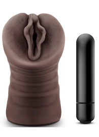 Коричневый мастурбатор-вагина Alexis - Blush Novelties - в Долгопрудном купить с доставкой