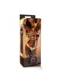 Коричневый мастурбатор-ротик Heather - Blush Novelties - в Долгопрудном купить с доставкой