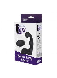 Черный вибромассажер простаты REMOTE BOOTY PLEASER - Dream Toys - в Долгопрудном купить с доставкой