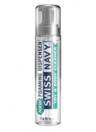 Очищающая пенка для игрушек и тела Swiss Navy Toy   Body Cleaner Foamer - 207 мл. - Swiss navy - купить с доставкой в Долгопрудном