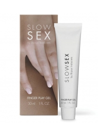 Гель для мастурбации с ароматом кокоса Slow Sex Finger Play Gel - 30 мл. - Bijoux Indiscrets - купить с доставкой в Долгопрудном