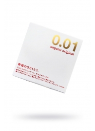 Супертонкий презерватив Sagami Original 0.01 - 1 шт. - Sagami - купить с доставкой в Долгопрудном