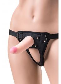 Телесный страпон на трусиках Realstick Jax - 17,9 см. - ToyFa - купить с доставкой в Долгопрудном
