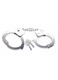 Металлические наручники Beginner s Metal Cuffs - Pipedream - купить с доставкой в Долгопрудном