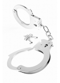 Металлические серебристые наручники Designer Metal Handcuffs - Pipedream - купить с доставкой в Долгопрудном