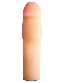 Телесная насадка-удлинитель на пенис PERFORMANCE 1.5INCH COCK XTENDER - 16 см. - Blush Novelties - в Долгопрудном купить с доставкой