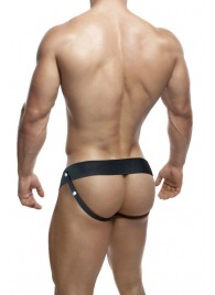 Черный мужской страпон DR. SKIN 6INCH HOLLOW STRAP ON - 16 см. - Blush Novelties - купить с доставкой в Долгопрудном