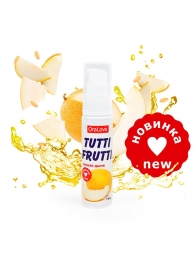 Гель-смазка Tutti-frutti со вкусом сочной дыни - 30 гр. - Биоритм - купить с доставкой в Долгопрудном