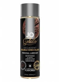 Лубрикант с ароматом шоколада JO GELATO DECADENT DOUBLE CHOCOLATE - 120 мл. - System JO - купить с доставкой в Долгопрудном