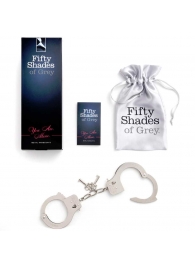 Металлические наручники Metal Handcuffs - Fifty Shades of Grey - купить с доставкой в Долгопрудном