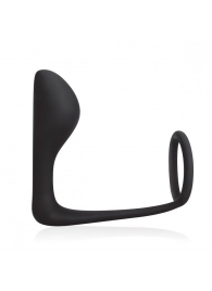 Стимулятор простаты с фиксацией эрекционным кольцом Prostate Gear - BlueLine - в Долгопрудном купить с доставкой