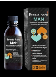 Мужской биогенный концентрат для усиления эрекции Erotic hard Man - 250 мл. - Erotic Hard - купить с доставкой в Долгопрудном