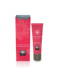 Возбуждающий интимный гель для двоих STIMULATION GEL Pomegranate   Nutmeg - 30 мл. - Shiatsu - купить с доставкой в Долгопрудном