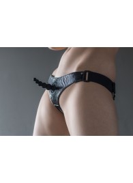 Черные трусики Better с анальной насадкой - 8 см. - Lola Games - купить с доставкой в Долгопрудном