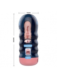 Мастурбатор-ротик Vacuum Cup Masturbator - Baile - в Долгопрудном купить с доставкой